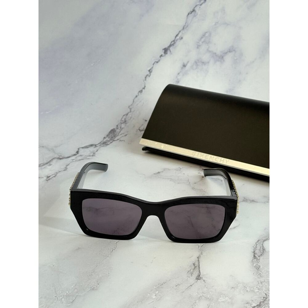 NEW Givenchy GV40077I Cat Eye Black Crystal Sunglasses $700 - Picture 4 of 7